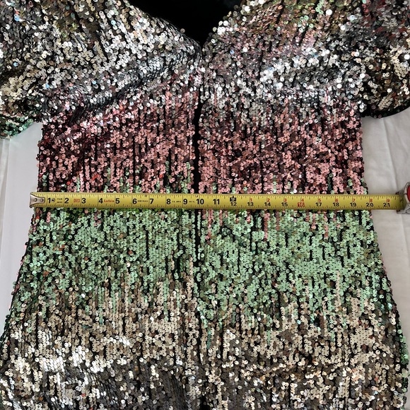 “A Coat of Many Colors”, Sequined party jacket Sz XXL - Picture 8 of 12
